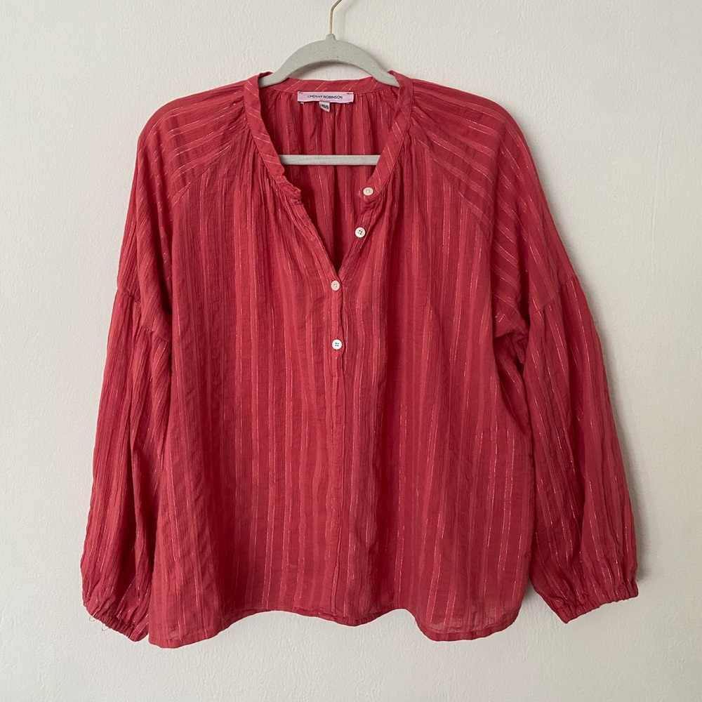 Lindsay Robinson Field Blouse - Size XS/S